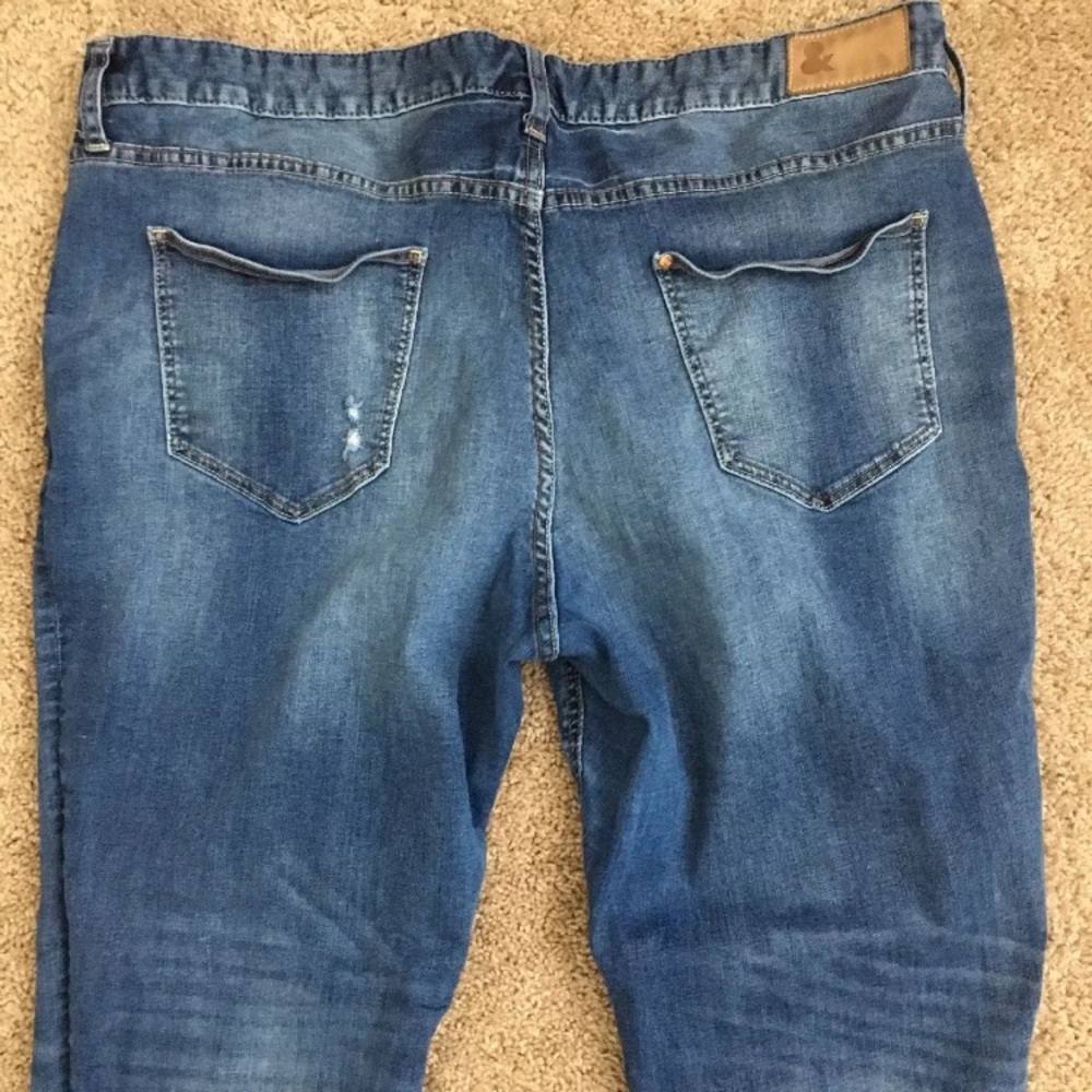 H&M plus size 22 stretch boyfriend jeans - Picture 4 of 8